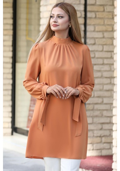 Esilanur Esila Tesettür Tunik Camel Camel