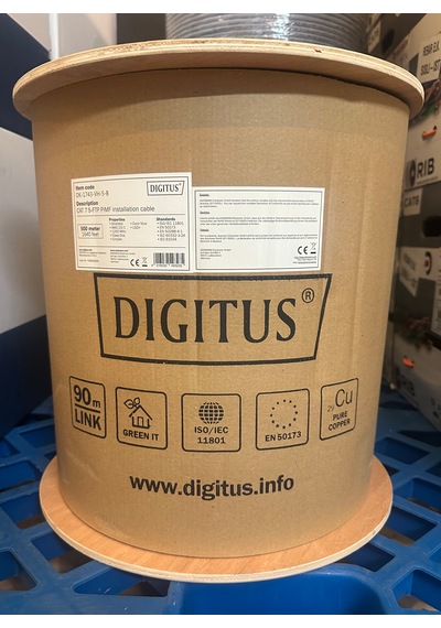 Dıgıtus Cat 7 S-ftp Pımf Kablo 500 Metre Mavi