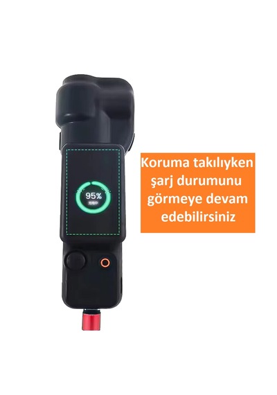 Teknoroket Dji Osmo Pocket 4 ve 3 Koruyucu Kap Ekran Ve Lens Koruyucu
