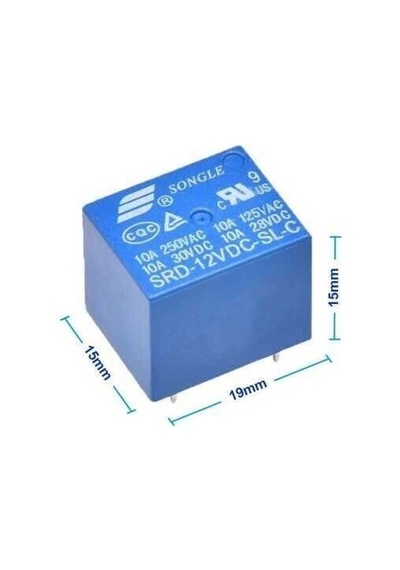 12v Minyon Spot Röle - Jqc-3f T73 -12vdc