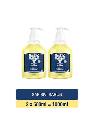 Le Petit Marseillais Saf Sıvı Sabun 500 ML x 2