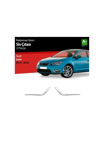 S-Dizayn  Seat Leon Krom Sis Farı Çerçevesi 2 Prç. 2013-2016