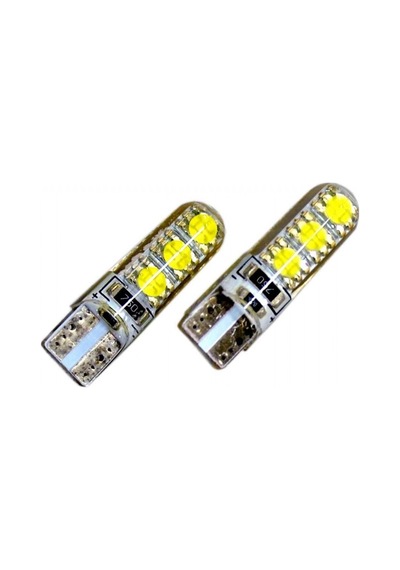 Ampul 12V T10 6Smd Canbus Silikon Beyaz
