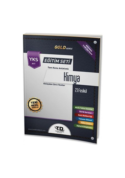 Ayt Gold Serisi Kimya 23 Fasikül Eğitim Seti / Kolektif / Tandem Yayınları / 9786257194099