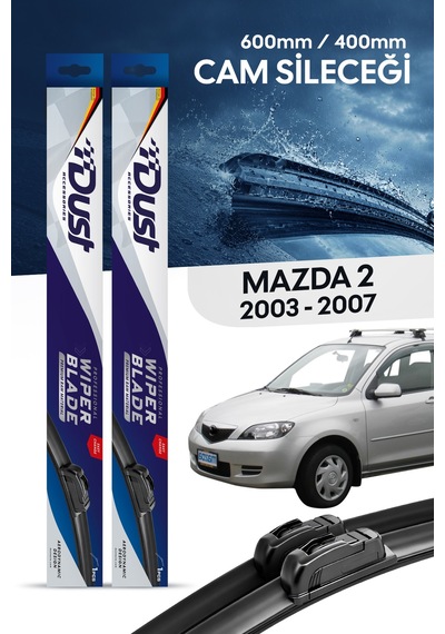 Mazda 2 Silecek Takımı 2003-2007 Uyumlu 600mm/400mm