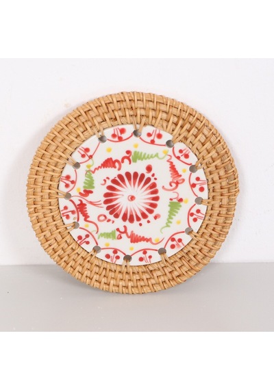 Rattan Çerçeveli 14 Cm. Nihale & Masa Veya Duvar Dekoru Diğer