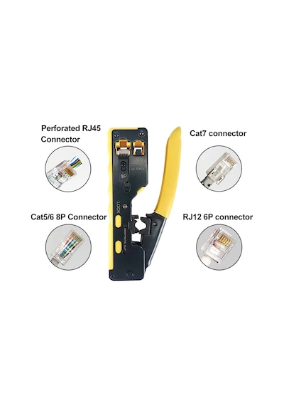 Cat 7 Pense Cat6A Cat6 Cat6Ez Yeni Nesil Sıkma Pensesi Rj45 Rj12