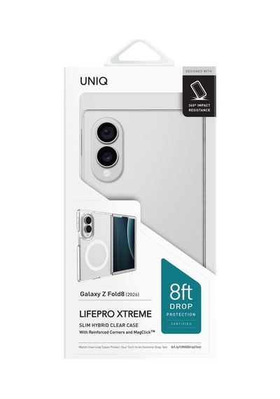 Samsung Uyumlu Galaxy Z Fold 8 Kılıf Lifepro Xtreme Köşe Koruma Ve Leke Tutmama Teknolojisi Magsafe Koruyucu Kapak Şeffaf