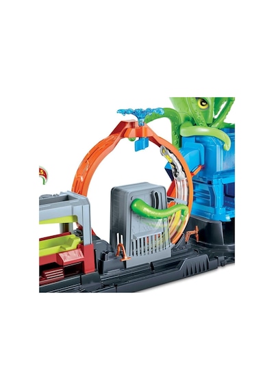 Hot Wheels Dev Ahtapot İle Araba Yıkama Oyun Seti Gtt96 - Teşhir
