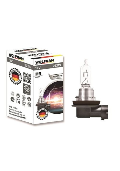 Cıvalı Ampül 12volt H9 65 W Eğri Soketli 1