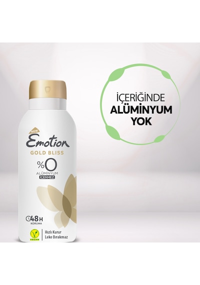 Emotion Gold Bliss Kadın Deodorant & Blade Night Fire Erkek Deodorant 4x90 Ml Seyahat Seti