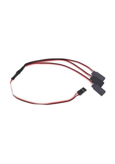 Y Tipi Servo Kablosu 30cm - 1jr Erkek 3 Futaba Dişi