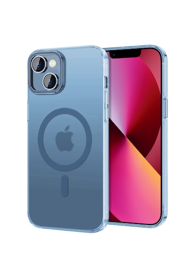 Apple Uyumlu iPhone Buff 13 Taofit Kılıf Blue