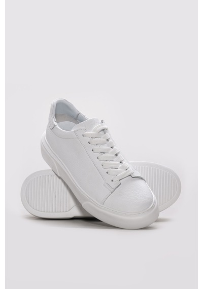 Fast Step Hakiki Deri Erkek Casual Ayakkabı 216ma888 Beyaz
