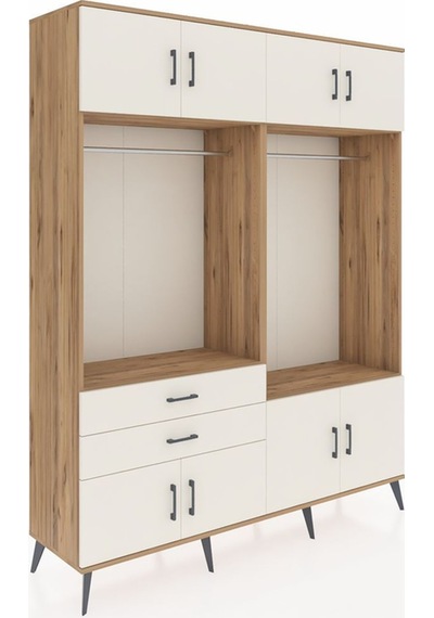 Hyperion Gardrop 7 Raflı 2 Çekmeceli 2 Askılı 176x44x221 Çam-aytaşı Aytaşı Hyperion Gardrop 7 Raflı 2 Çekmeceli 2 Askılı 176x44x221 Çam-aytaşı Aytaşı