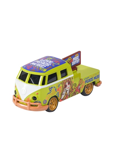 Majorette Volkswagen Deluxe Car 1:64 Volkswagen T1 Yeşil Çok Renkli