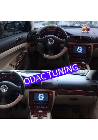 Passat B5 Full Set Maun Renk Torpido Konsol Kaplama