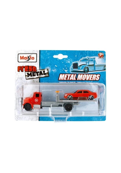 Maisto Fresh Metal Fmr Flatbed Ve Rv770 Taşıyıcı Tır Çok Renkli