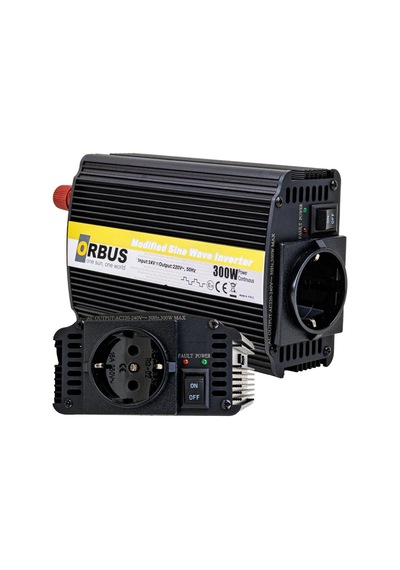 Ayt Orbus 24v 300 W İnvertör Çakmaklıklı 220 Volt Dönüştürücü İnverter Modified Sınüs