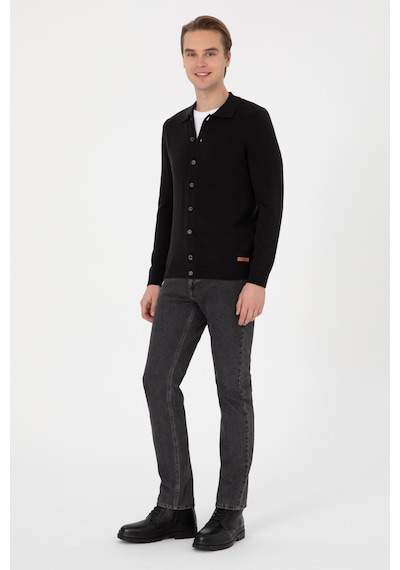 U.s. Polo Assn. Erkek Siyah Hırka Triko 50313690-vr046 Siyah