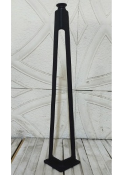 Tekli Dekoratif Metal Firkete Sehpa Ayağı (44 cm Yükseklik)