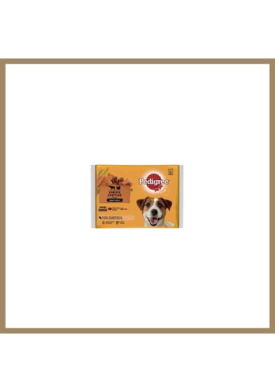 Pedigree Pouch Sığır Etli Kuzulu Ve Hindili Yetişkin Köpek Konservesi 4x100 Gr 22