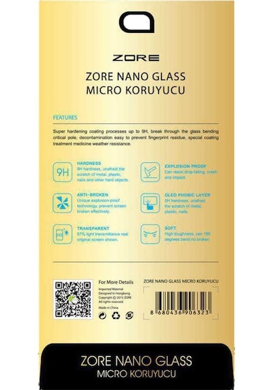 General Mobile Gm 5 Plus Zore Nano Micro Temperli Ekran Koruyucu