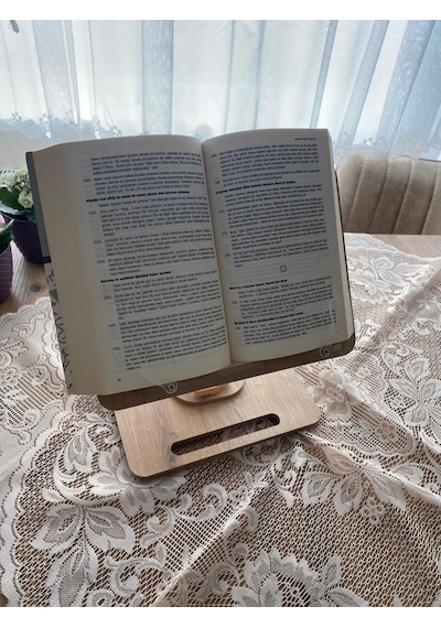 Kitap Tututcu 360 Derece Dönebilen Rahle 32x24 Cm