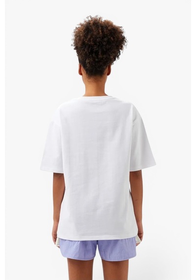 New Balance Nb Lifestyle Men Tshirt Erkek Beyaz T-shirt - Mnt1519