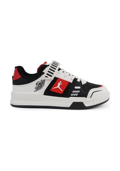 Cool King Jorans Sneaker Ortopedik Taban Unisex Çocuk Spor Ayakkabı Kırmızı