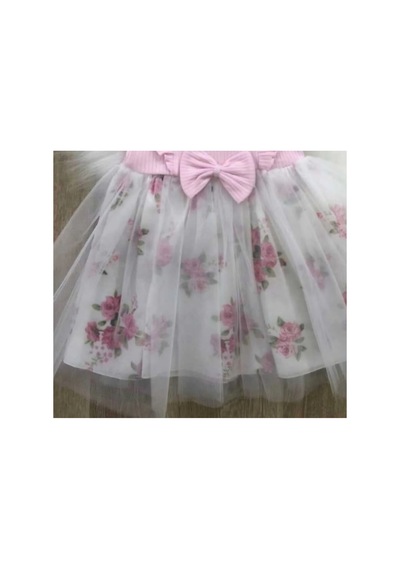 Retro Women Kız Çocuk Toz Pembe Çiçekli Kısa Kol Kırmızı Tütü Kutlama Doğum Günü Abiye Prenses Şık Elbise Pembe Retro Women Kız Çocuk Toz Pembe Çiçekli Kısa Kol Kırmızı Tütü Kutlama Doğum Günü Abiye Prenses Şık Elbise Pembe