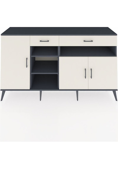 Hyperion Konsol 5 Raflı 2 Çekmeceli 3 Kapaklı 176x44x99 Antrasit- Antrasit-aytaşı Hyperion Konsol 5 Raflı 2 Çekmeceli 3 Kapaklı 176x44x99 Antrasit- Antrasit-aytaşı