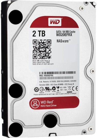 WD Red WD20EFRX 3.5" 2 TB 5400 RPM SATA 3 NAS HDD