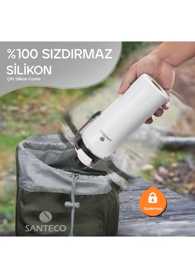 Santeco Ktwo Sporcu Termosu 710 Ml-beyaz Beyaz