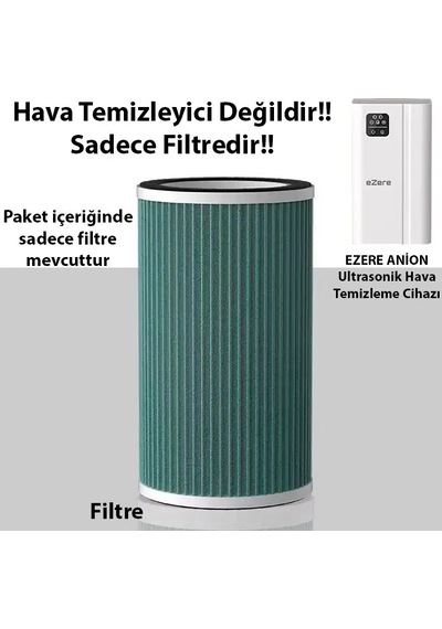 Ezere Anion Ultrasonik Hava Temizleyici İçin Yedek Filtre- 5775 Renk: Yeşil