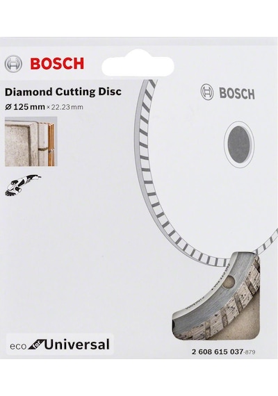 Bosch Eco Turbo 125 MM Elmas Yapı Malzemeleri Kesme Testeresi 2608