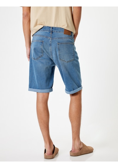Koton Slim Fit Kot Şort Bermuda Cep Detaylı Pamuklu Orta İndigo 4sam40028ıd İndigo Koton Slim Fit Kot Şort Bermuda Cep Detaylı Pamuklu Orta İndigo 4sam40028ıd İndigo