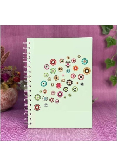 Defter Sticker,laptop Sticker Geometrik Halkalı Pvc 48x33x0,5cm