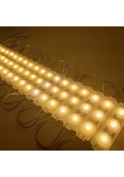 20 Adet 5 Watt Günışığı 3000 Kelvin Ip65 Mercekli Modül Led 10 Adet Magnetli, Çok Kaliteli Modül Led Gün Işığı