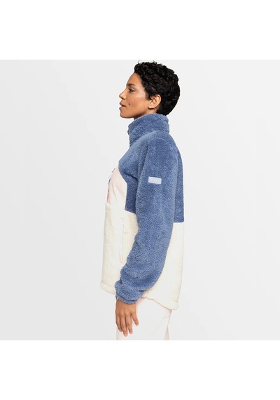 Roxy Alabama Mock Neck Kadın Mavi Polar Üst Erjft04830 Mavi