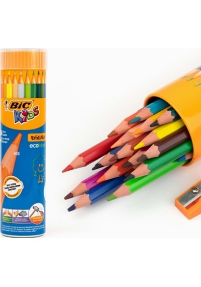 Bic Evolution 24+1 Metal Tüp Kuru Boya Kalemi