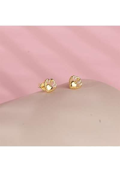 Goldkupe 14 Ayar Altın Deniz Kabuğu Küpe 1,15 Gr-2166