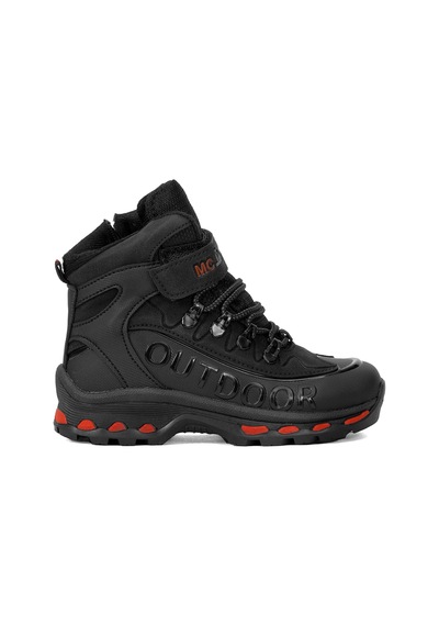 Mc Jamper 2115 Filet Erkek Çocuk Outdoor Bot Siyah - Kırmızı