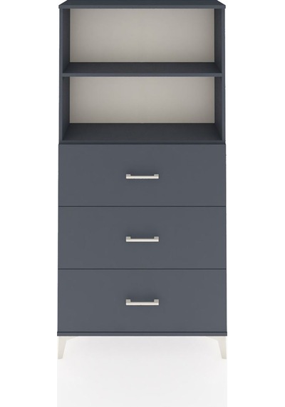 Arges Dolap 2 Raflı 3 Çekmeceli 88x30x182 Antrasit-antrasit Antrasit Arges Dolap 2 Raflı 3 Çekmeceli 88x30x182 Antrasit-antrasit Antrasit