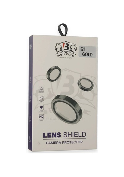 Samsung Galaxy Uyumlu  S24 Bilvis Titan Kamera Lens - Gold