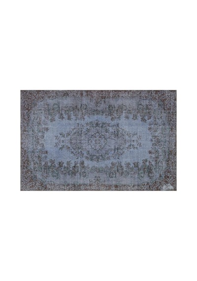 El Dokuması Vintage Yün-pamuk Gri Halı 32279 178 X 273 Cm