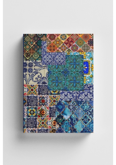 Sanat Serisi 1 Çini Sanatı Bullet Journal A5 Noktalı Defter Çok Renkli