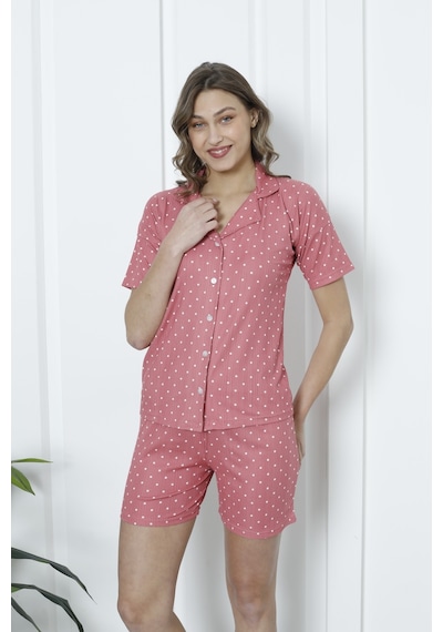 Wordex Mirano 1201 Pegasus Kumaş Düğmeli Şortlu Likralı Kadın Pijama Takımı Gül Kurusu Gülkurusu Wordex Mirano 1201 Pegasus Kumaş Düğmeli Şortlu Likralı Kadın Pijama Takımı Gül Kurusu Gülkurusu