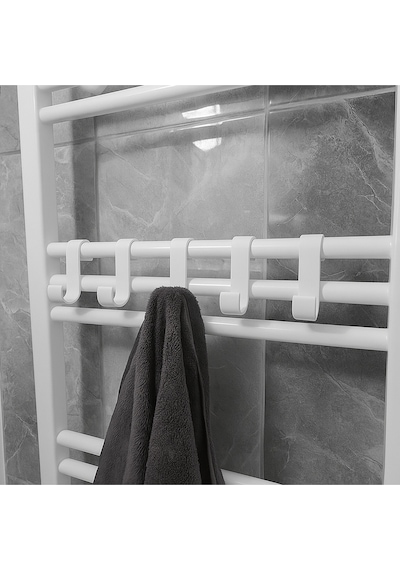 Havlupan Askı Aparatı, 5 Adet, Havlu Ve Bornoz Askısı, Havlu Askısı, Banyo Toparlayıcı, Duşa Kabin. Diğer