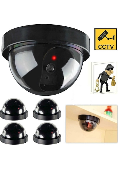 Caydırıcı Sahte Kamera Dome Güvenlik Kamerası Led Işıklı Caydırıcı